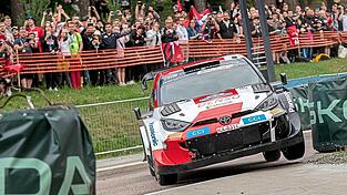 Mit Vollgas zum zweiten WM-Titel? Der Finne Kalle Rovanper&auml; kommt als WM-F&uuml;hrender nach Passau.