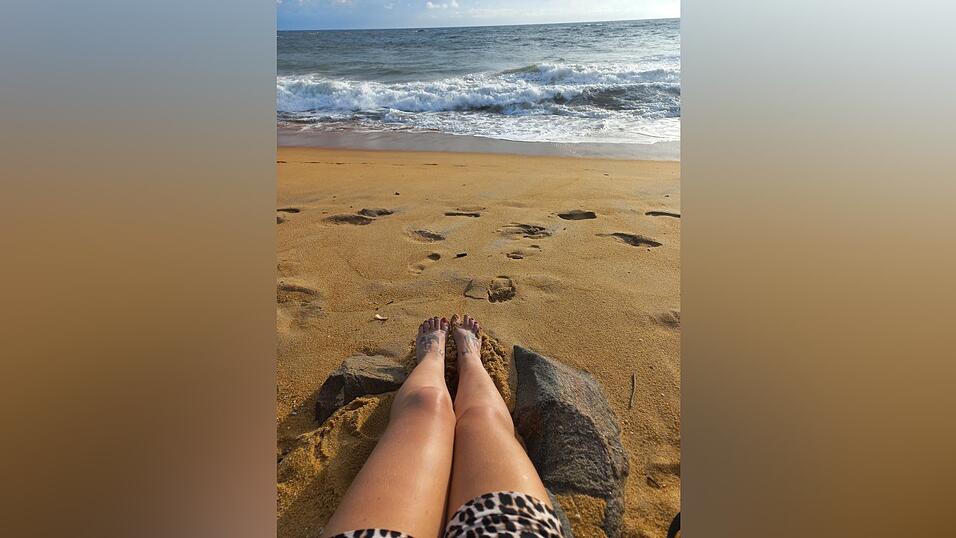 Die Stadt Galle liegt direkt an der Küste. Hier kann man es am Strand gut aushalten.
