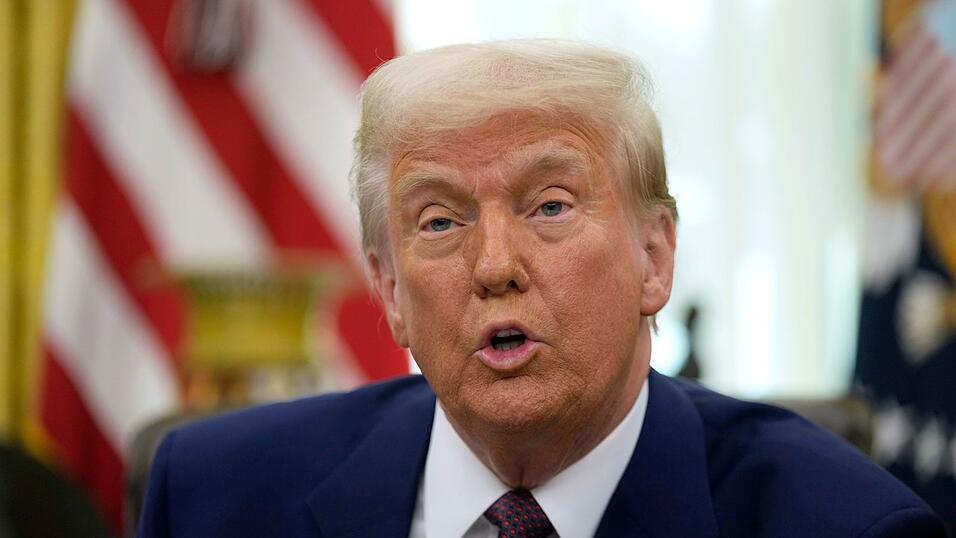 US-Präsident Trump im Oval Office. US-Präsident Trump im Oval Office.