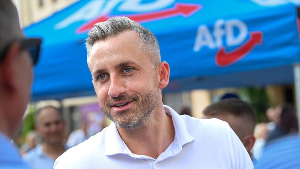 Spitzenkandidat Siegmund würde gern erster AfD-Ministerpräsident werden. (Archivbild) Spitzenkandidat Siegmund würde gern erster AfD-Ministerpräsident werden. (Archivbild)
