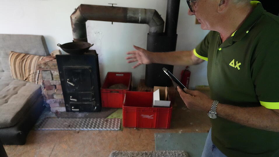 Ammer zeigt einen Ofen.