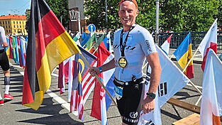 Nach drei Triathlons will sich Daniel Hönninger nun an den Ironman in Nizza wagen.