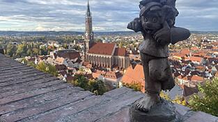 Der Pumuckl auf dem Burgschanzl hat sich - wie es sich für einen Kobold gehört - wieder materialisiert. 