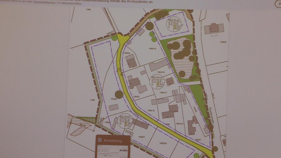 Im Bereich zwischen B20 und DGF 3 sollen mit dem Baugebiet „Weidenstraße Nord“ weitere Parzellen geschaffen werden. Im Bereich zwischen B20 und DGF 3 sollen mit dem Baugebiet „Weidenstraße Nord“ weitere Parzellen geschaffen werden.