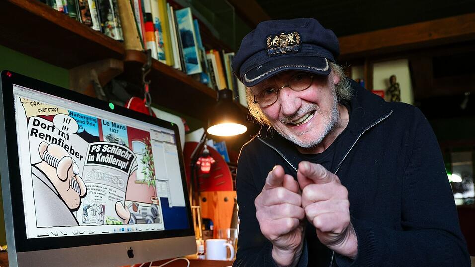 Comiczeichner R&ouml;tger Feldmann (&laquo;Br&ouml;sel&raquo;) wird 75 Jahre alt. (Foto Produktion)