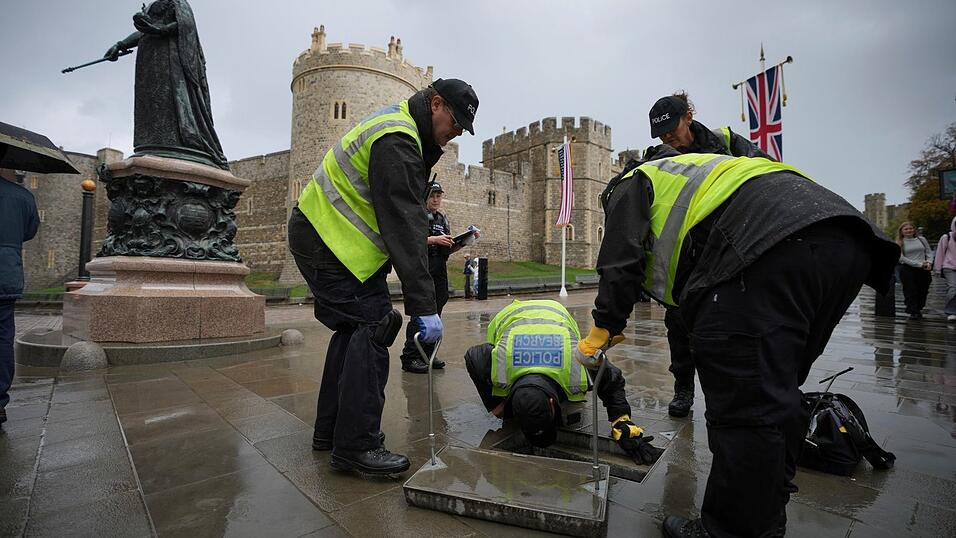 Das Schloss wird für den Staatsbesuch abgeriegelt.