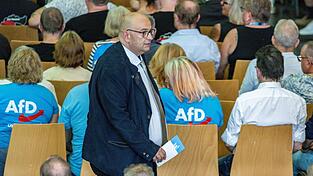 Der bayerische AfD-Vorsitzende Stephan Protschka (Archivfoto) traf sich nach Informationen unserer Mediengruppe im Juli im Landtag mit seinem Landesvorstand. Das widerspricht aber dem Abgeordnetengesetz.