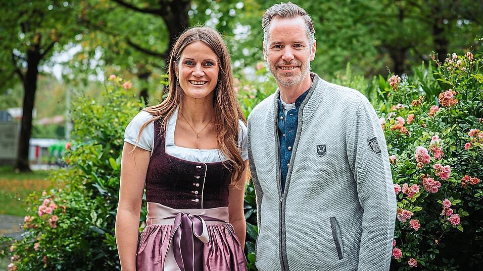 Susanne Seehofer und Christian Dürr zur zweiten Wiesn-Woche in München.