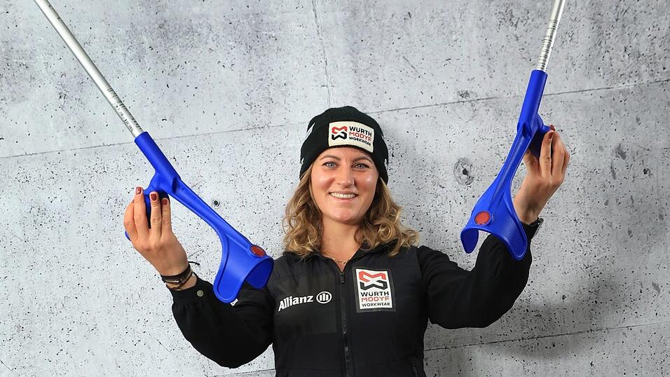 Derzeit an Krücken: Snowboarderin Ramona Hofmeister