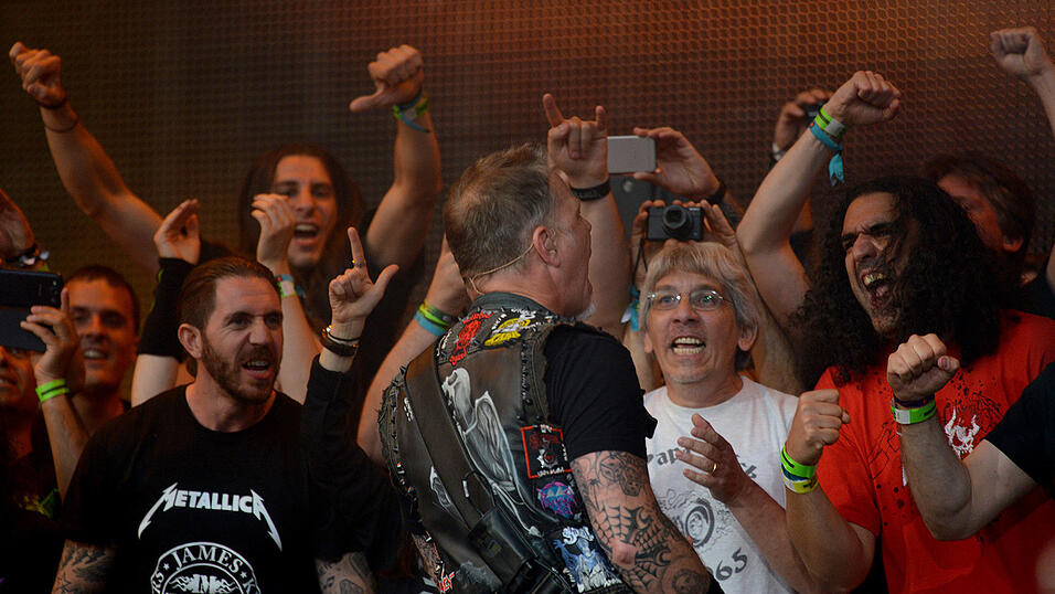 Impressionen vom dritten Tag des 'Rockavaria'-Festivals in M&uuml;nchen. (Fotos: Jens Niering)