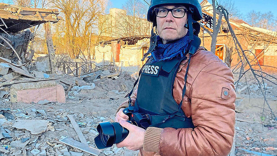 Till Mayer reist aktuell monatlich in die Ukraine.