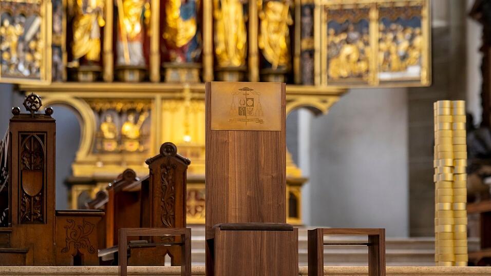 Der Bischofsstuhl im Eichst&auml;tter Dom wird momentan nicht genutzt. (Archivbild)