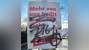 Zehn Wahlplakate wurden im Stadtnorden besch&auml;digt.