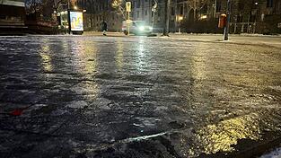 Es kann wieder - oder weiter - glatt werden.