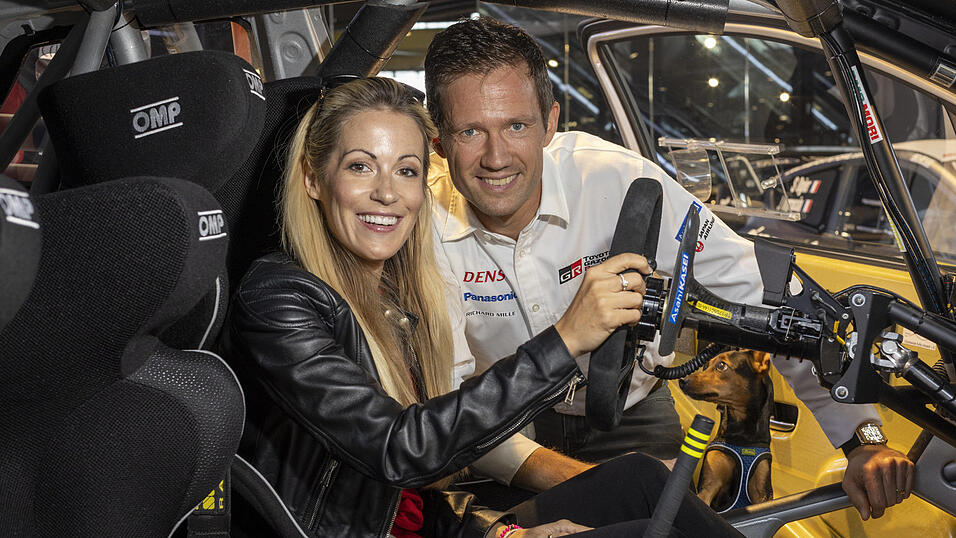 S&eacute;bastien Ogier und seine Frau Andrea Kaiser.