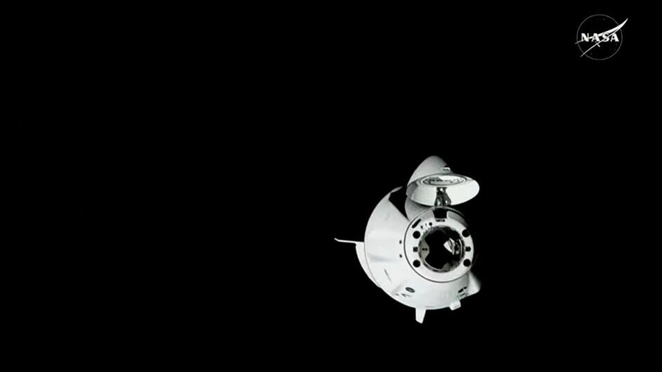 An Bord der SpaceX-Kapsel waren vier Astronauten.
