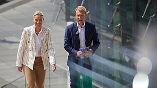 Das am Sonntagnachmittag live im Internet übertragene Interview mit Weidel wurde im Berliner Regierungsviertel an der Spree unter freiem Himmel geführt.