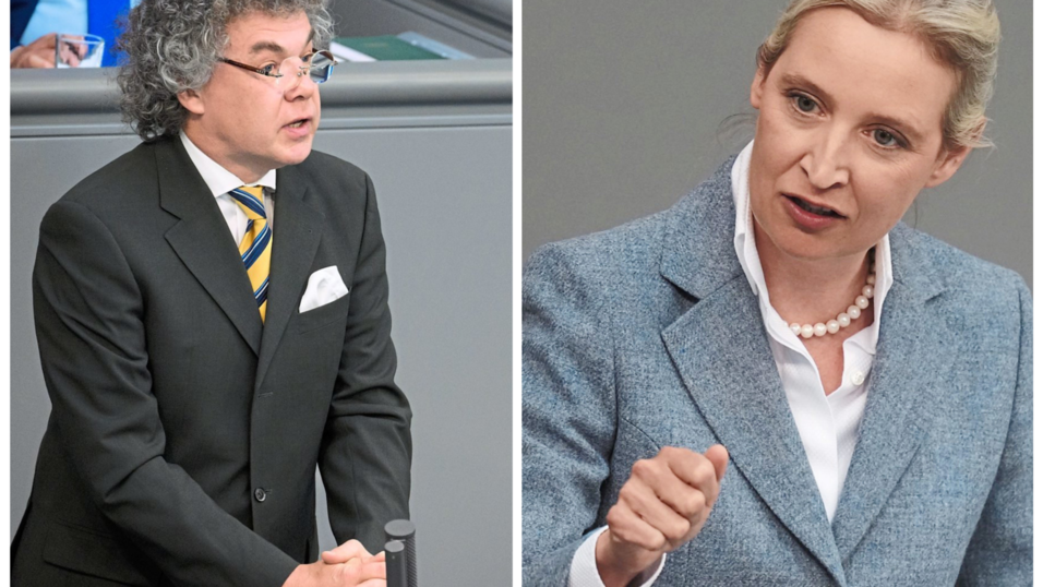 Innerhalb der AfD gibt es verschiedene Positionen zu den US-Zöllen. Matthias Moosdorf versteht die Absicht Trumps, einen besseren Deal für die USA zu erreichen. Parteichefin Alice Weidel hingegen hielt die Zölle kürzlich noch für 'viel zu aggressiv'.