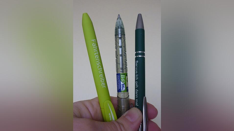 Warum sind Kugelschreiber eigentlich immer dann &bdquo;weg&ldquo;, wenn man sie grad dringend braucht?!