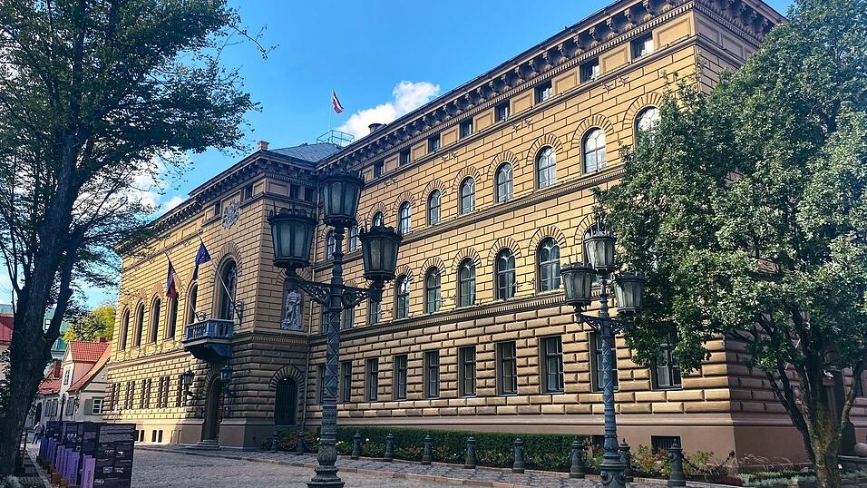 Im Parlament Saeima bekommt die Regierungspartei voraussichtlich 42 der 100 Sitze. (Archivbild) Im Parlament Saeima bekommt die Regierungspartei voraussichtlich 42 der 100 Sitze. (Archivbild)