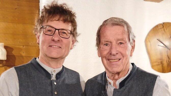 Swen Wieske gratulierte Willi Kappl zum 90. Geburtstag.