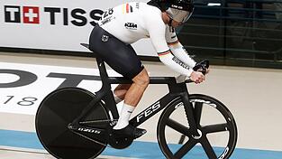 Maximilian Dörnbach gewinnt WM-Silber im Keirin. (Archivbild) Maximilian Dörnbach gewinnt WM-Silber im Keirin. (Archivbild)