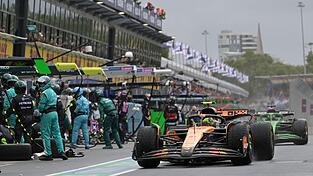 Lando Norris behält den Durchblick im Chaos.