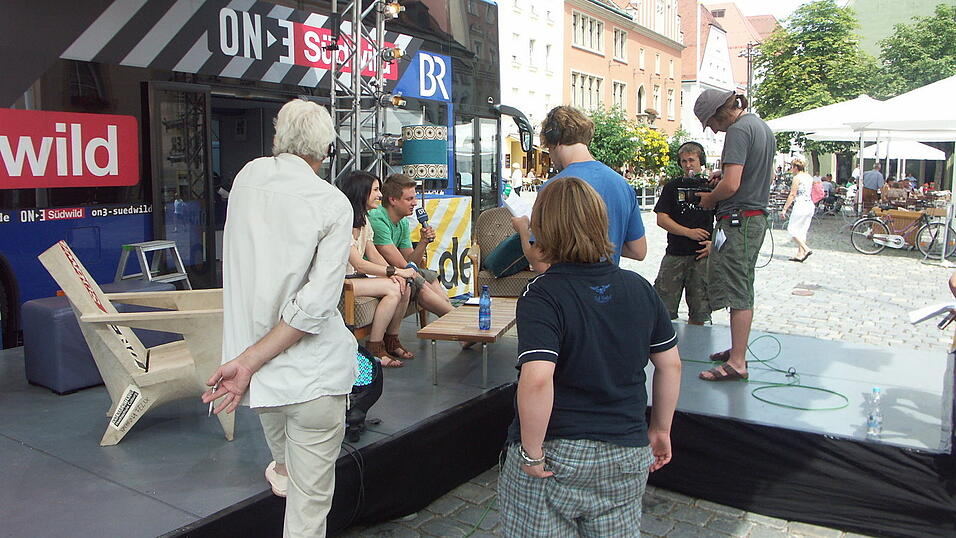 Blick hinter die Kulissen bei on3-südwild. (Foto: Meike Weinzierl) Blick hinter die Kulissen bei on3-südwild. (Foto: Meike Weinzierl)