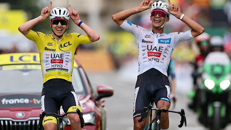 Tadej Pogacar hat Isaac del Toro aufs Podium der Tour verholfen.