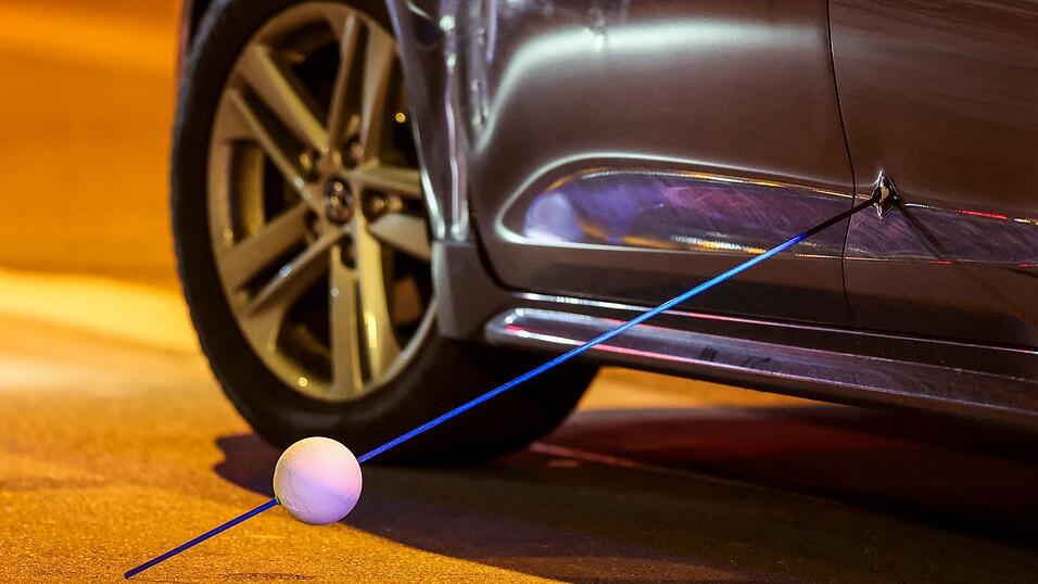 Die Ermittlungen am Tatort laufen.