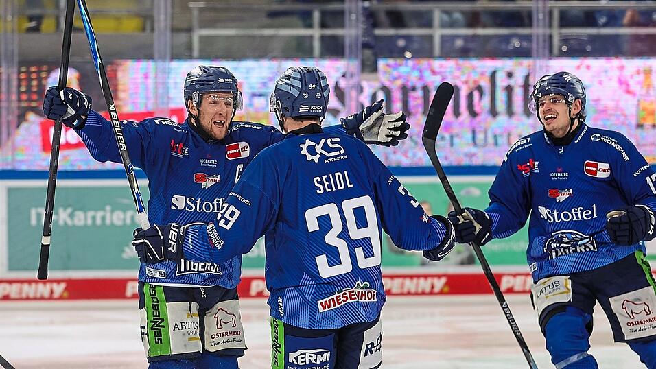 Offensivtalent Simon Seidl (19) erzielte am Freitagabend seinen ersten DEL-Treffer.