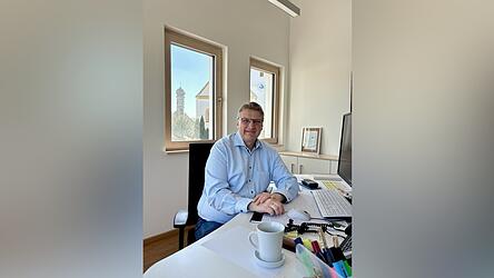 Andreas Dengler an seinem Arbeitsplatz