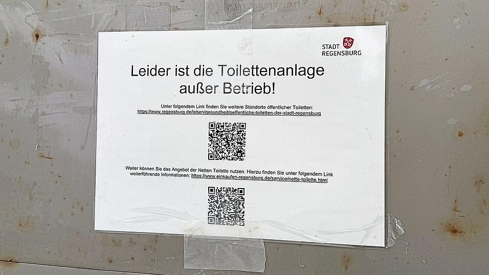 Die öffentlichen Toiletten in der Altstadt sind teilweise in schlechtem Zustand und sollen saniert werden. Die öffentlichen Toiletten in der Altstadt sind teilweise in schlechtem Zustand und sollen saniert werden.