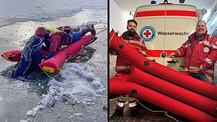 Heribert Thöne ist seit 43 Jahren bei der Wasserwacht Straubing, Sohn Johannes (28) tritt in die Fußstapfen seines Vaters, wird derzeit zum Ausbilder in der Wasserrettung geschult. Am Sonntag haben die Wasserretter den Ernstfall geprobt (Bild links). Heribert Thöne ist seit 43 Jahren bei der Wasserwacht Straubing, Sohn Johannes (28) tritt in die Fußstapfen seines Vaters, wird derzeit zum Ausbilder in der Wasserrettung geschult. Am Sonntag haben die Wasserretter den Ernstfall geprobt (Bild links).