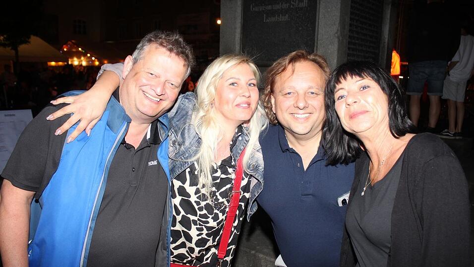 Viele Landshuter genossen ihren Freitagabend auf dem Bismarckplatzfest.