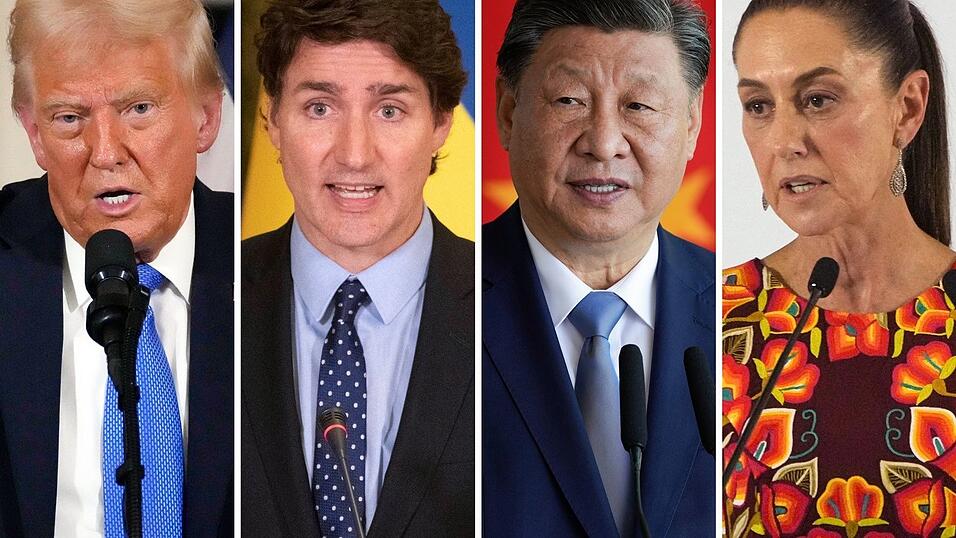 Die Regierung von Donald Trump hat Kanada, Mexiko und China mit neuen Strafzöllen belegt. (Archivbild) Die Regierung von Donald Trump hat Kanada, Mexiko und China mit neuen Strafzöllen belegt. (Archivbild)