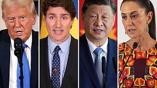 Die Regierung von Donald Trump hat Kanada, Mexiko und China mit neuen Strafzöllen belegt. (Archivbild)