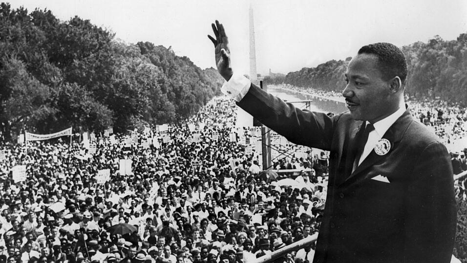 Mit seiner Rede «I have a dream» ging Martin Luther King in die Geschichte ein. (Archivbild) Mit seiner Rede «I have a dream» ging Martin Luther King in die Geschichte ein. (Archivbild)