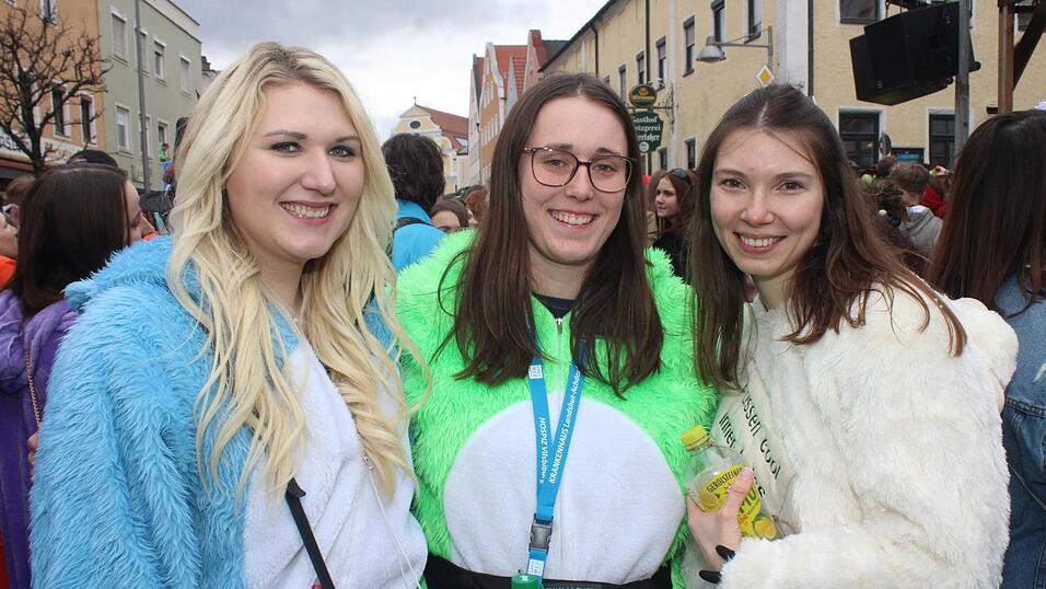 Beste Stimmung herrschte beim Rosenmontagszug in Geisenhausen.