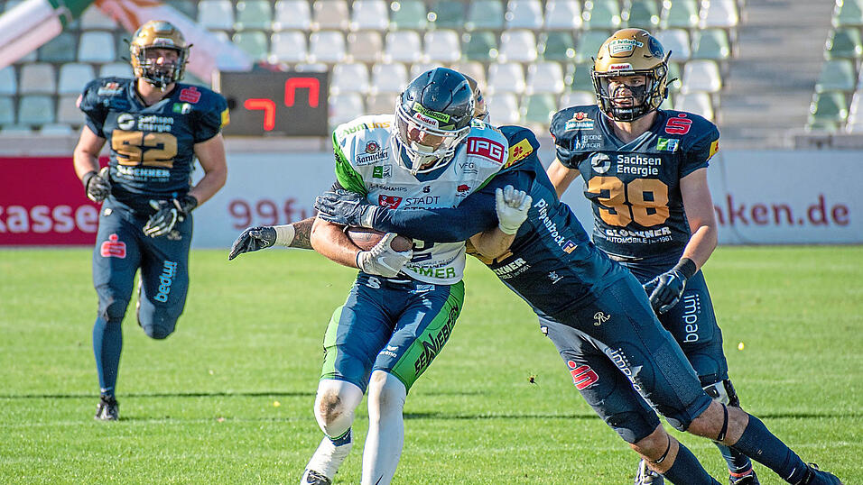 Praktisch kein Durchkommen durch die Defense der Dresden Monarchs gab es Quarterback Luis Wittmann und die Straubing Spiders am Samstag im Playoff-Viertelfinale im Dresdener Heinz-Steyer-Stadion. Das Ergebnis, 6:35, liest sich trotzdem viel deutlicher, als es das Spiel wirklich war.