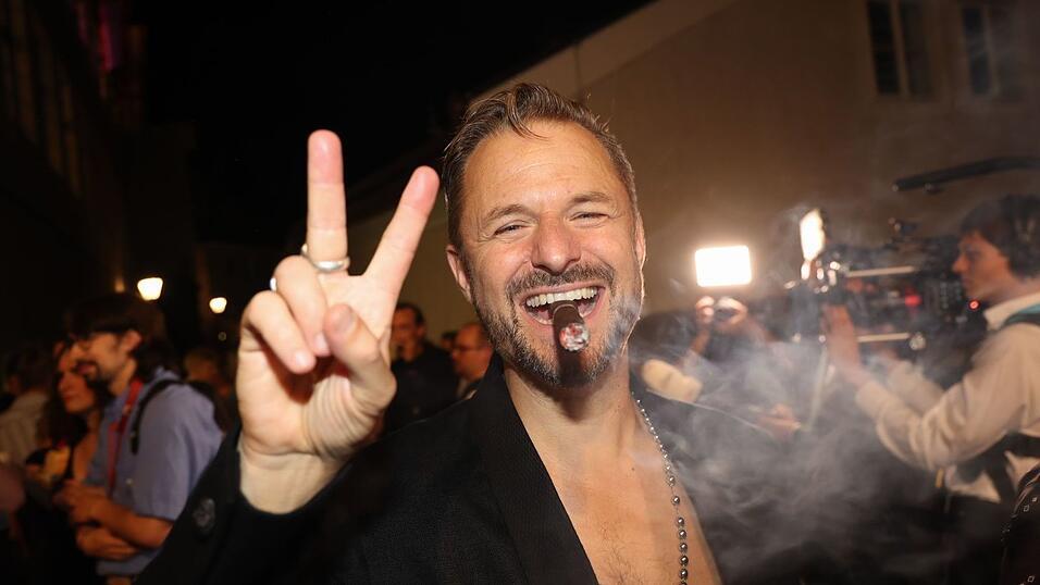 Der «Jedermann»-Schauspieler Philipp Hochmair auf der Premierenfeier des Vorjahres. (Archivbild)