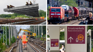 Gleisbetten sanieren, Schienen verlegen, Züge umleiten und Busse organisieren: Eine Bahnbaustelle ist ein Mega-Projekt.