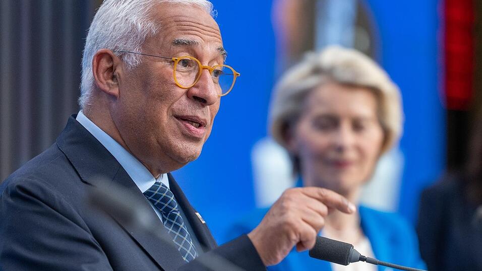 Ratspr&auml;sident Ant&oacute;nio Costa und Kommissionschefin Ursula von der Leyen halten sich mit Kritik an den USA erst mal zur&uuml;ck. (Archiv)