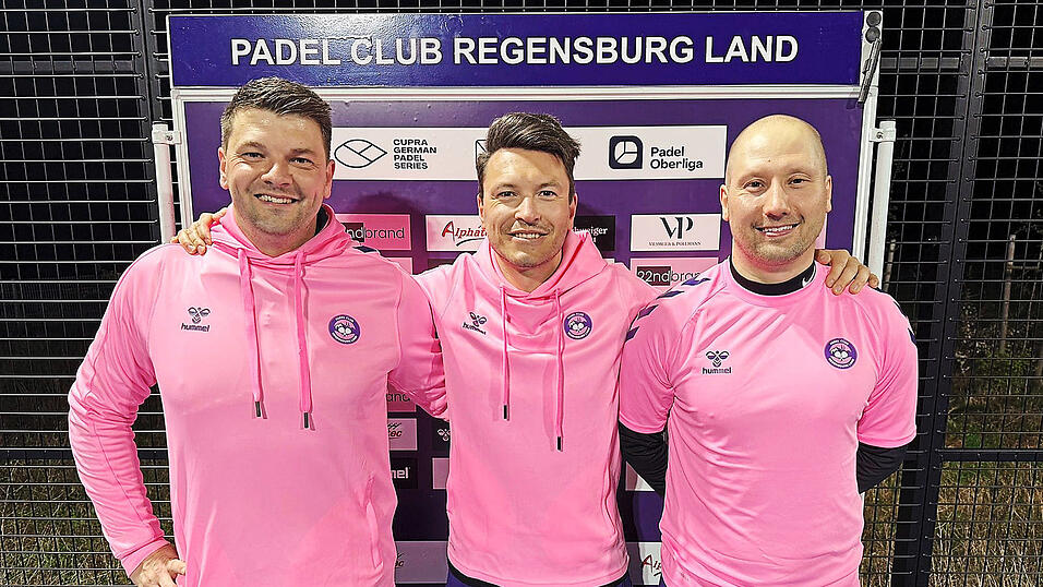 Das F&uuml;hrungsteam des Clubs, von links: Tommy Polster, Erwin Thomas Schiegl und Dominik Schmidt.