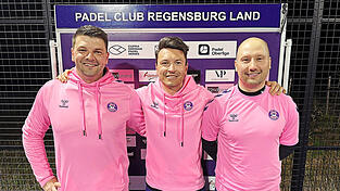 Das F&uuml;hrungsteam des Clubs, von links: Tommy Polster, Erwin Thomas Schiegl und Dominik Schmidt.