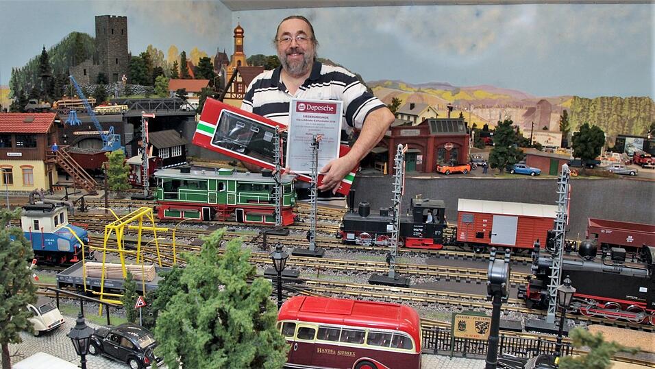 Mit seiner Anlage errang Walter Schmelz Platz zwei beim internationalen Wettbewerb. Mit seiner Anlage errang Walter Schmelz Platz zwei beim internationalen Wettbewerb.