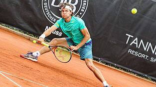 Peter Heller spielte vergangene Woche in Neuss sein erstes Tennisturnier nach der Corona-Pause.