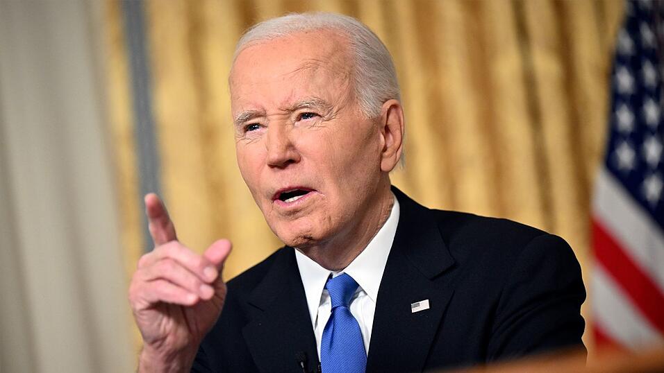US-Präsident Joe Biden gibt seinen Landsleuten zum Abschied eine Menge Mahnungen mit auf den Weg. US-Präsident Joe Biden gibt seinen Landsleuten zum Abschied eine Menge Mahnungen mit auf den Weg.