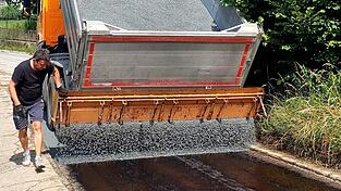 Die Arbeiten sind bereits in vollem Gange.