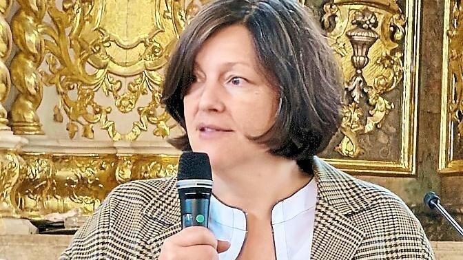 Architektin Barbara Wilnhammer erl&auml;uterte die Sanierung.